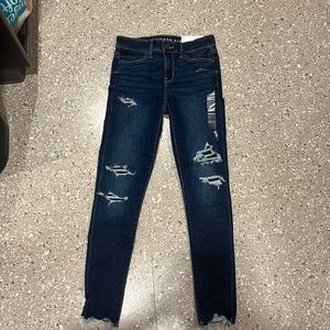never worn dark skinny jeans